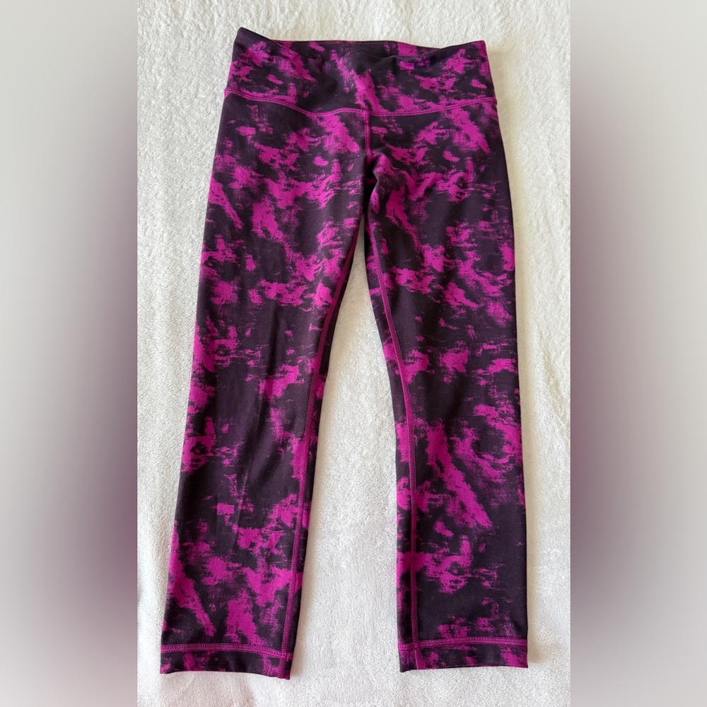 Lulú lemon leggings Pink and Black Kids Leggings